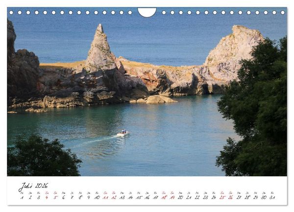 Produktbild: Reizvolles S&uuml;dengland Devon und Cornwall (Wandkalender 2026 DIN A4 quer), CALVENDO Monatskalender