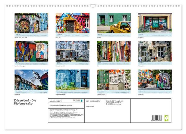 Produktbild: D&uuml;sseldorf - Die Kiefernstra&szlig;e (Wandkalender 2026 DIN A2 quer), CALVENDO Monatskalender