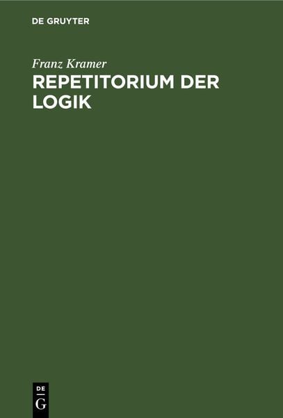 Produktbild: Repetitorium der Logik