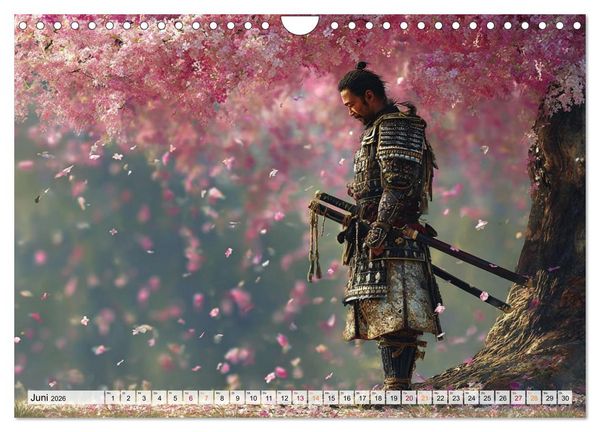 Produktbild: Die Seele des Schwertes &ndash; Samurai im Bild (Wandkalender 2026 DIN A4 quer), CALVENDO Monatskalender