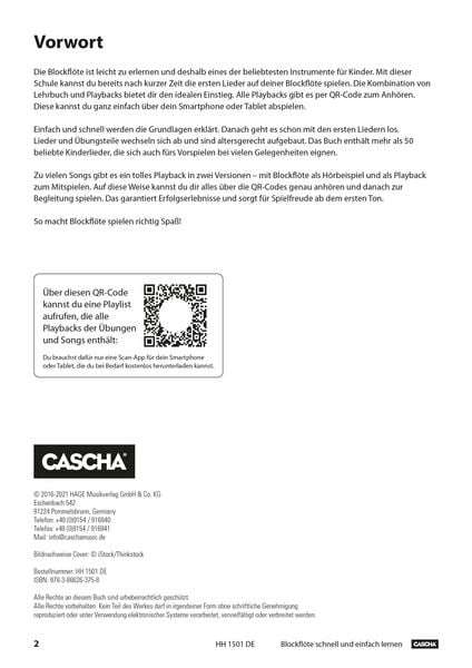 Produktbild: Blockfl&ouml;te - Schnell und einfach lernen