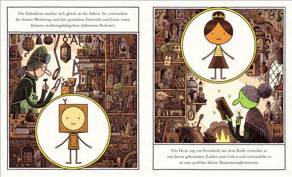 Produktbild: Der kleine Holzroboter und die Baumstumpfprinzessin