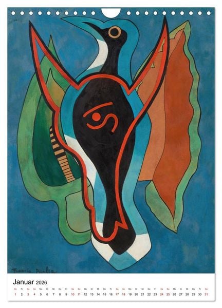Produktbild: Francis Picabia (Wandkalender 2026 DIN A4 hoch), CALVENDO Monatskalender