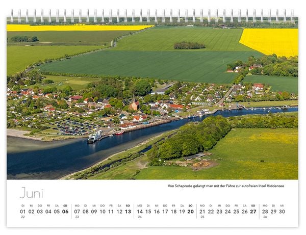 Produktbild: Kalender R&uuml;gen Luftaufnahmen kompakt 2027