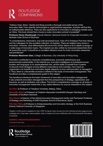 Produktbild: The Routledge Companion to Innovation Management
