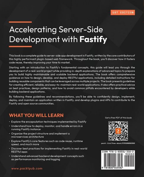 Produktbild: Accelerating Server-Side Development with Fastify