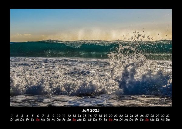 Produktbild: Meereslandschaften 2025 Fotokalender DIN A3
