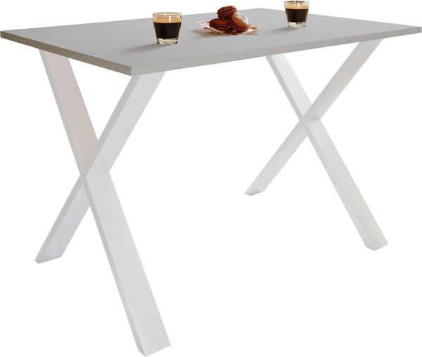 Produktbild: Premium Holz Esstisch Tisch Xona X Wei&szlig;