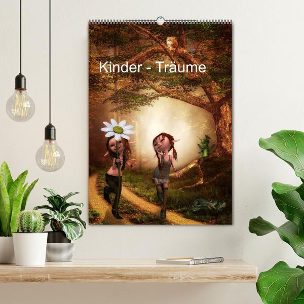 Produktbild: Kinder - Tr&auml;ume (Wandkalender 2026 DIN A2 hoch), CALVENDO Monatskalender