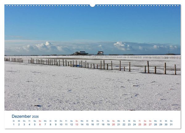 Produktbild: Nordseek&uuml;ste Am Strand von Sankt Peter-Ording (Wandkalender 2026 DIN A2 quer), CALVENDO Monatskalender