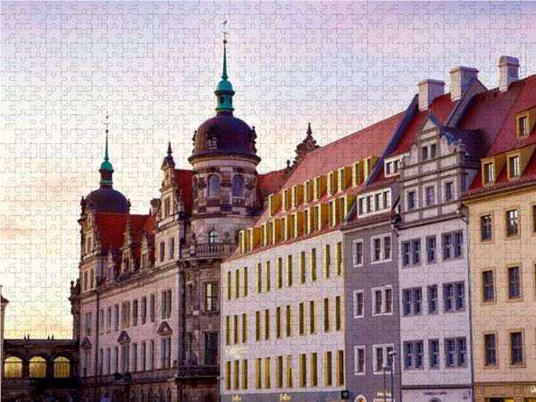 Produktbild: CALVENDO Puzzle Das Dresdner Residenzschloss 1000 Teile Lege-Gr&ouml;&szlig;e 64 x 48 cm Foto-Puzzle Bild von Dirk Meutzner