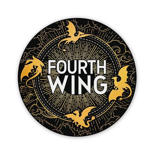 Produktbild: FOURTH WING - Ceramic Coasters "Flight of Dragons"