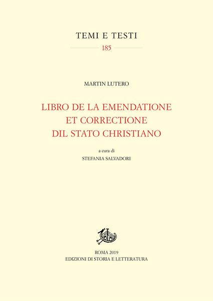 Produktbild: Libro de la emendatione et correctione dil stato christiano