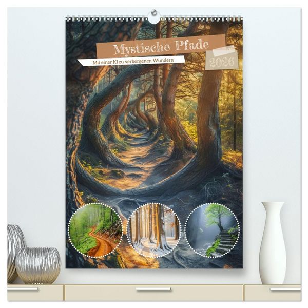 Produktbild: Mystische Pfade (hochwertiger Premium Wandkalender 2026 DIN A2 hoch), Kunstdruck in Hochglanz