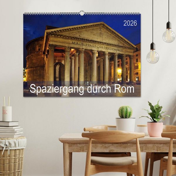 Produktbild: Spaziergang durch Rom (Wandkalender 2026 DIN A2 quer), CALVENDO Monatskalender