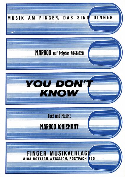 Produktbild: You don't know