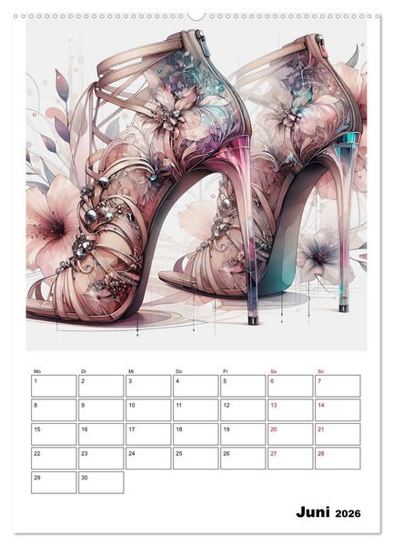 Produktbild: High Heels Zauber (Wandkalender 2026 DIN A2 hoch), CALVENDO Monatskalender
