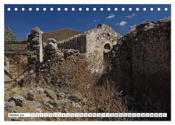 Produktbild: Kreta - Sonnenparadies und Wiege Europas (Tischkalender 2026 DIN A5 quer), CALVENDO Monatskalender