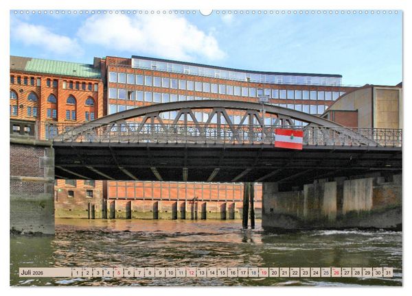 Produktbild: Hamburg - Ein Tag in der Speicherstadt (Wandkalender 2026 DIN A2 quer), CALVENDO Monatskalender