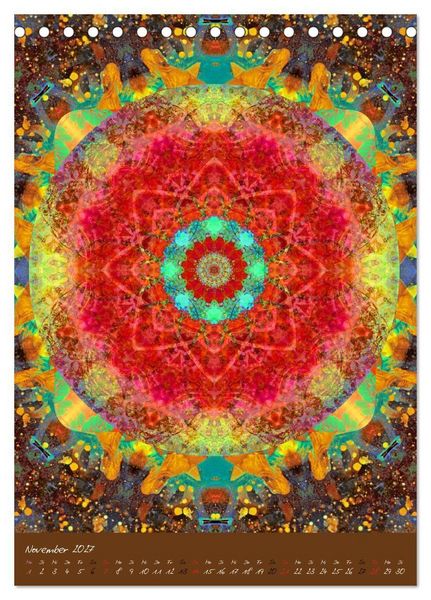 Produktbild: FLORALE MANDALAS (Tischkalender 2027 DIN A5 hoch), CALVENDO Monatskalender