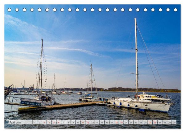 Produktbild: Rostock Impressionen (Tischkalender 2026 DIN A5 quer), CALVENDO Monatskalender