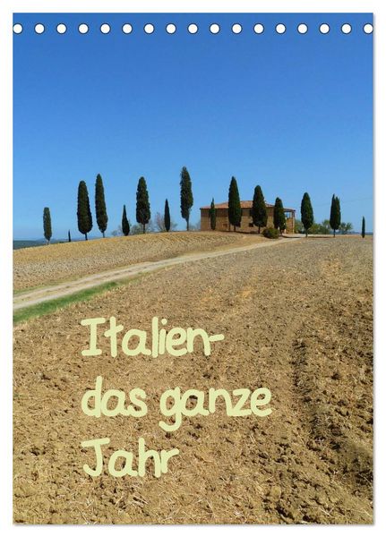 Produktbild: Italien-das ganze Jahr (Tischkalender 2026 DIN A5 hoch), CALVENDO Monatskalender