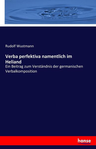 Produktbild: Verba perfektiva namentlich im Heliand