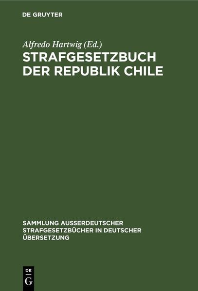 Produktbild: Strafgesetzbuch der Republik Chile