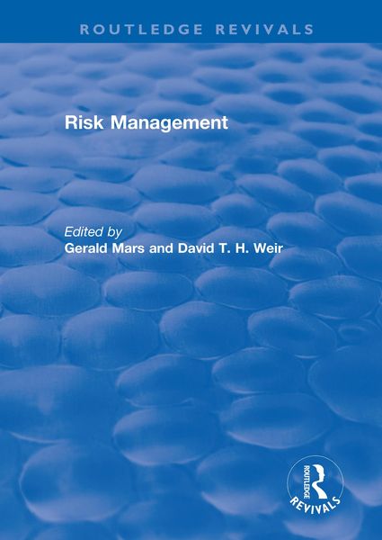 Produktbild: Risk Management, 2 Volume Set