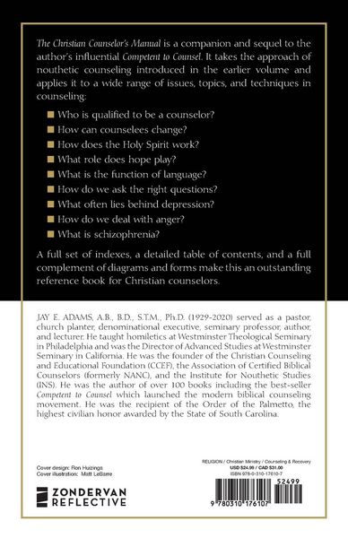 Produktbild: The Christian Counselor's Manual