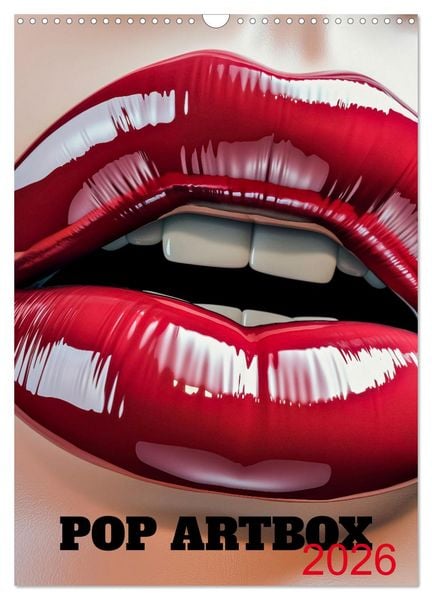 Pop Artbox (Wandkalender 2026 DIN A3 hoch), CALVENDO Monatskalender