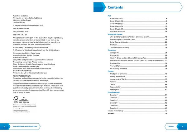 Produktbild: A Christmas Carol: AQA GCSE 9-1 English Literature Workbook