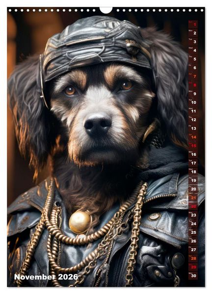 Produktbild: Stylish Dogs (Wall Calendar 2026 DIN A3 portrait), CALVENDO 12 Month Wall Calendar