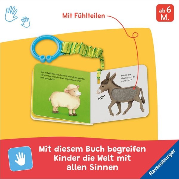 Produktbild: Mein erstes Buggybuch: F&uuml;hl mal! Lieblingstiere