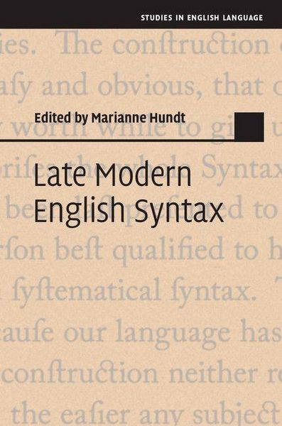 Produktbild: Late Modern English Syntax