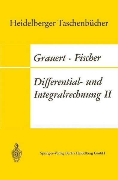 Produktbild: Differential- und Integralrechnung II