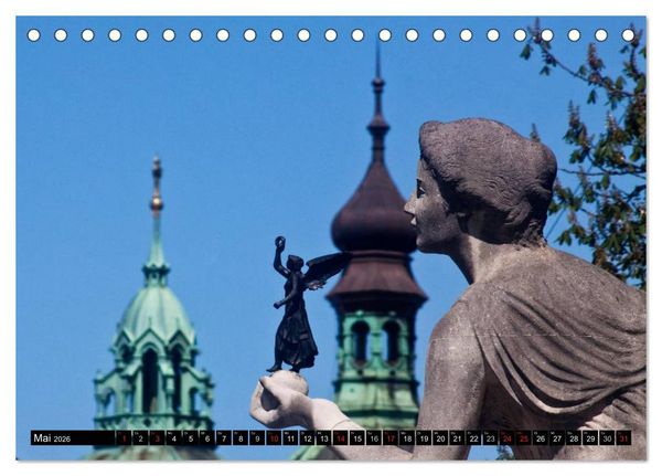 Produktbild: M&uuml;nchen - Die Sch&ouml;ne (Tischkalender 2026 DIN A5 quer), CALVENDO Monatskalender
