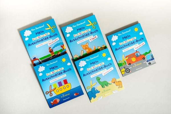 Produktbild: Mein kunterbuntes Ausschneidebuch - Feuerwehr. Schneiden, kleben, malen ab 3 Jahren