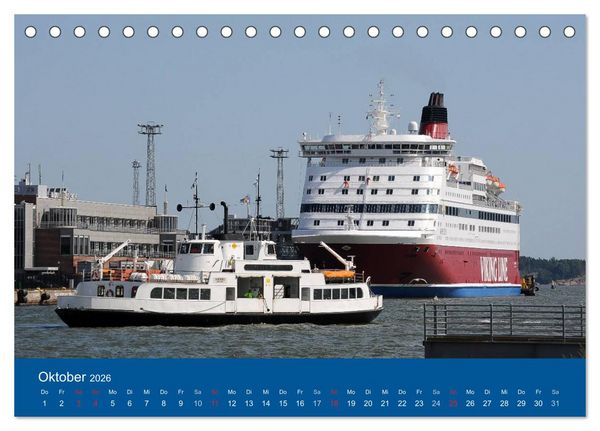 Produktbild: Helsinki im Auge des Fotografen (Tischkalender 2026 DIN A5 quer), CALVENDO Monatskalender