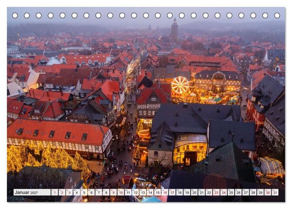 Produktbild: Goslar im Winter (Tischkalender 2027 DIN A5 quer), CALVENDO Monatskalender