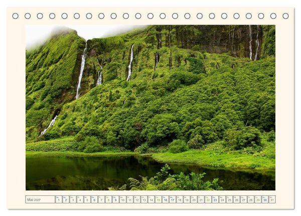 Produktbild: Archipel der Azoren im Nordatlantik (Tischkalender 2027 DIN A5 quer), CALVENDO Monatskalender