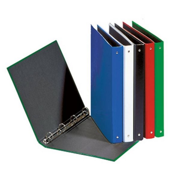 Produktbild: PAGNA Ringbuch Basic Colours DIN A4 Schwarz 4 Ringe 20605-01