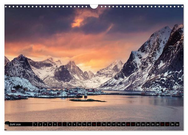 Produktbild: Lofoten Inselzauber (Wandkalender 2026 DIN A3 quer), CALVENDO Monatskalender