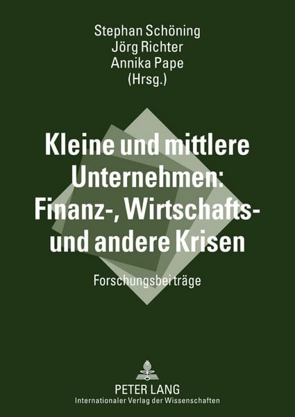 Produktbild: Kleine und mittlere Unternehmen: Finanz-, Wirtschafts- und andere Krisen