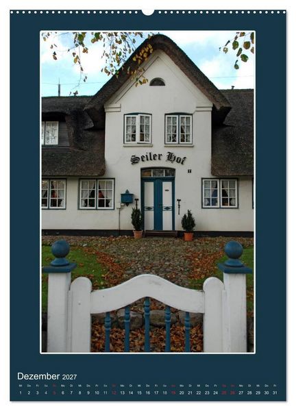 Produktbild: Willkommen in Keitum auf Sylt (hochwertiger Premium Wandkalender 2027 DIN A2 hoch), Kunstdruck in Hochglanz