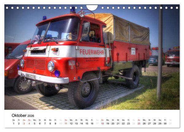 Produktbild: Feuerwehr im Bernburger Land (Wandkalender 2026 DIN A4 quer), CALVENDO Monatskalender