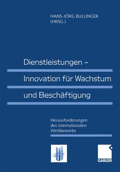 Produktbild: Dienstleistungen &mdash; Innovation f&uuml;r Wachstum und Besch&auml;ftigung