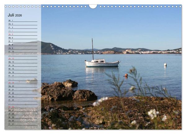 Produktbild: Zauberhaftes Ibiza - Terminplaner (Wandkalender 2026 DIN A3 quer), CALVENDO Monatskalender