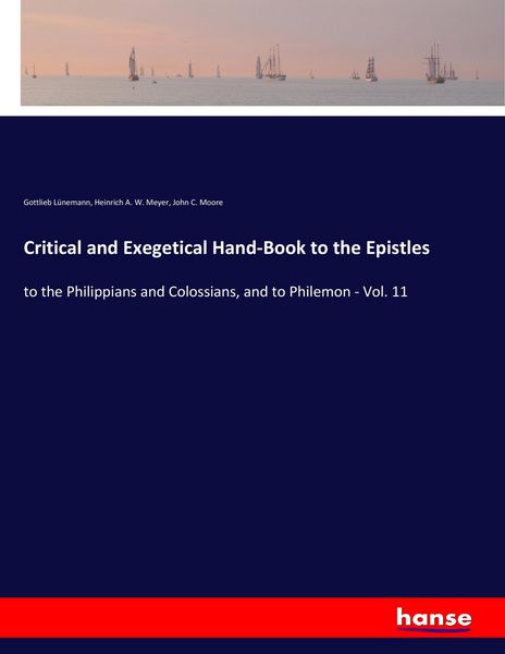 Produktbild: Critical and Exegetical Hand-Book to the Epistles