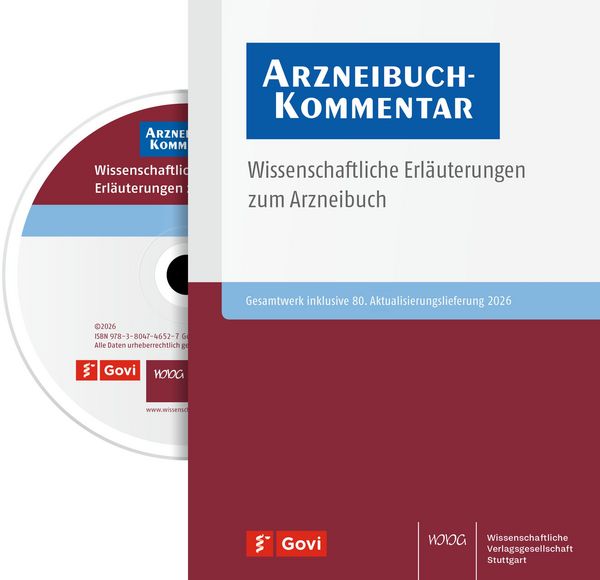 Produktbild: Arzneibuch-Kommentar DVD/Online VOL 80